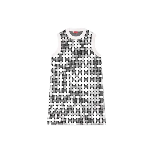 KENZO Sleeveless Dresses Women's White