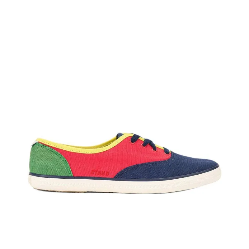 Keds x Staud Champion Low-Top Canvas Shoes Women's Red-1