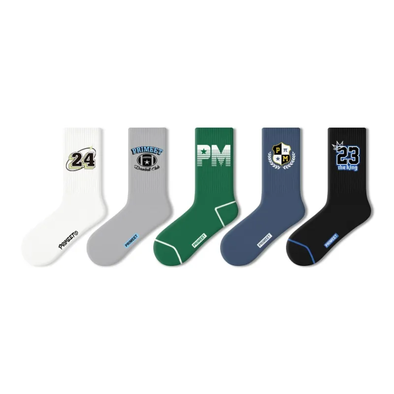 Primeet Mid Calf Socks Women's 5 Pack-7