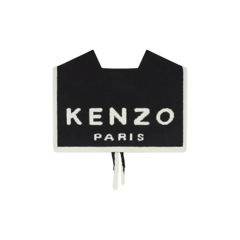 KENZO Wool Shawls Women's Black-1