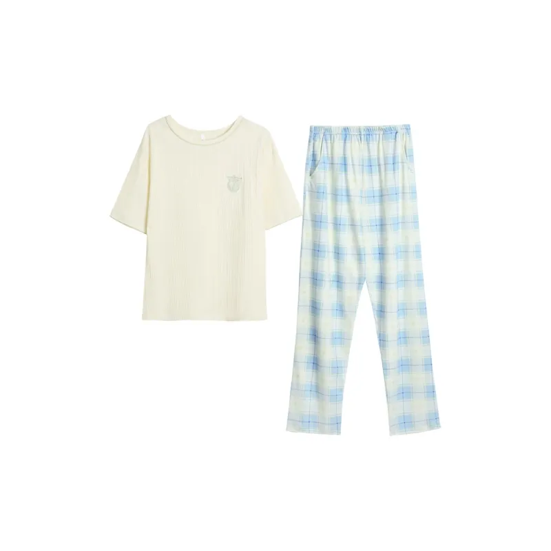 Red Beans At Home Pajama Set Women's-1