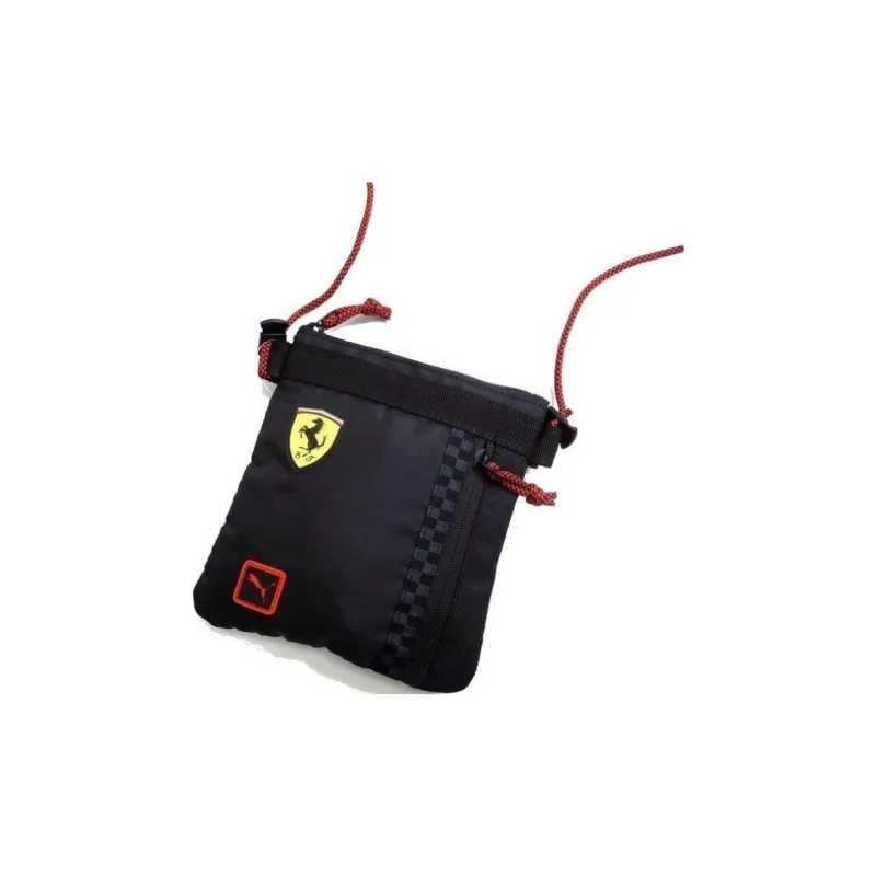 PUMA PUMA Ferrari Fabric Shoulder Bag Crossbody Bag Regular Unisex Black-4