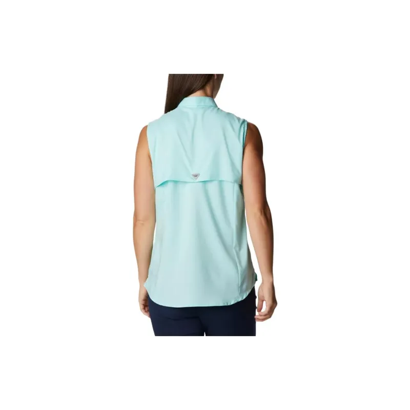 Columbia PFG Tamiami Shirt Women's Cyan-1