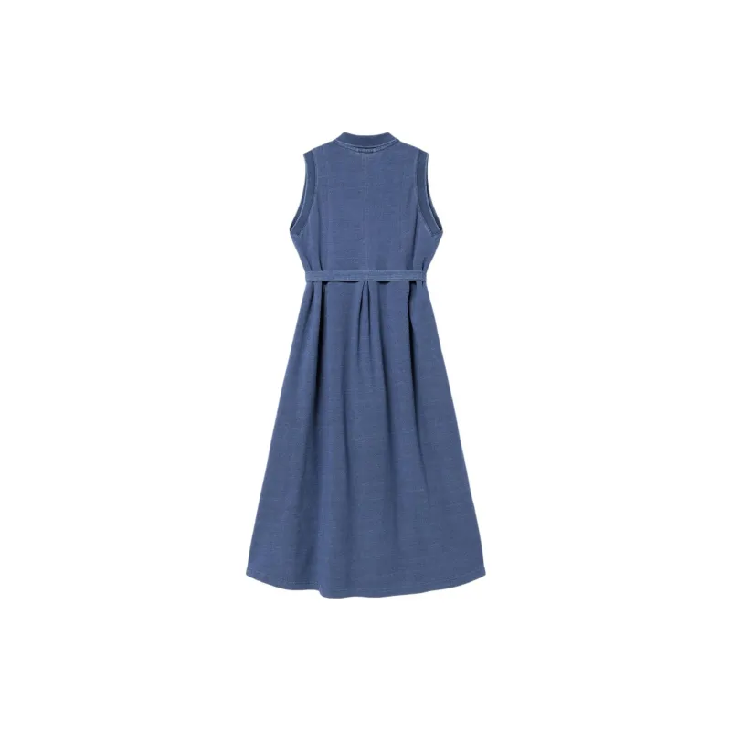 LACOSTE Sleeveless Dress Women's Indigo-1