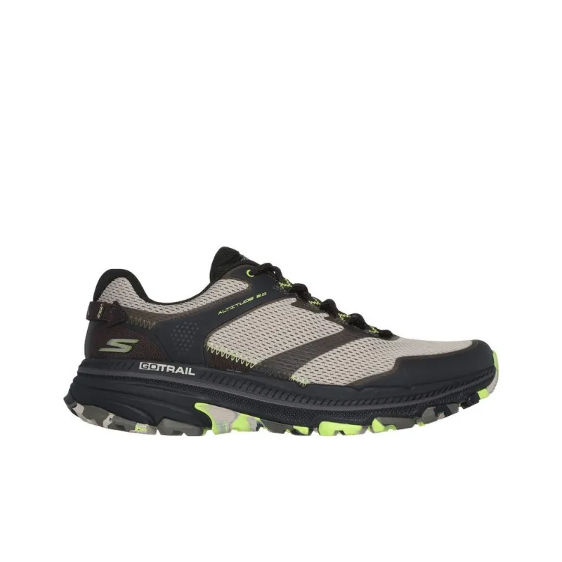 Skechers Go Run Trail Anti Slip Wear Resistant Low Top Trail Running Shoes Men's Brown Gray-1