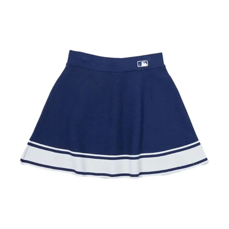MLB New York Yankees Varsity Sportive New York Yankees Skirts Casual Short Skirts Women's Blue-1
