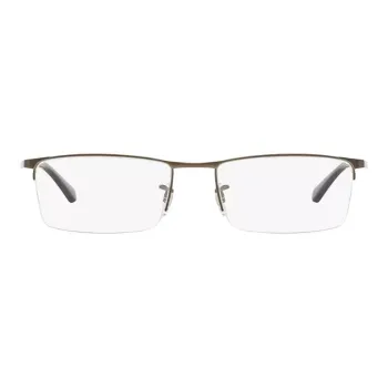 RayBan Metal Irregular Shape Eyeglass Frames Unisex Gunmetal