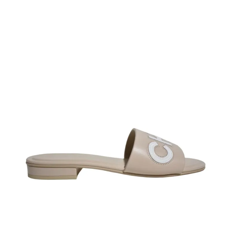 CHANEL Slip-Resistant Slide Slippers Women's Beige-1