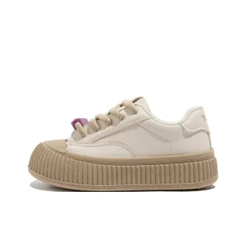 TUOPIN Cream Cookie Shoes Non slip Lightweight Low Top Casual Shoes Women's