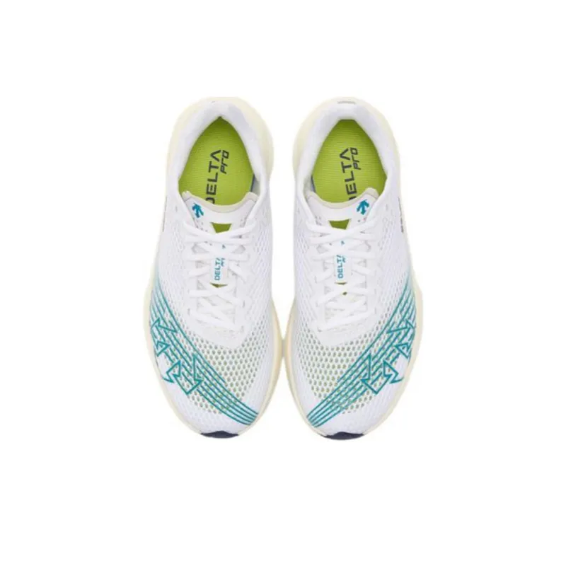 DESCENTE DELTA Breathable Lightweight Low-Top Running Shoes Unisex Black White-2