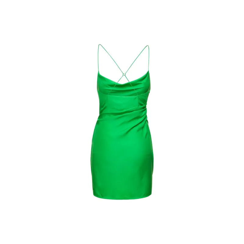 GAUGE81 Scoop neck Gathered Minidress-1