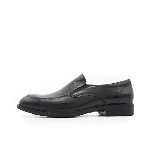 Satchi Business below Slip on Leather Shoes Men's Black