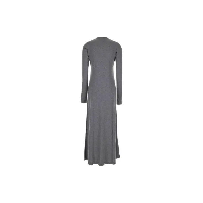 TOTEME Tonal Stitch Crewneck Maxi Dress-1