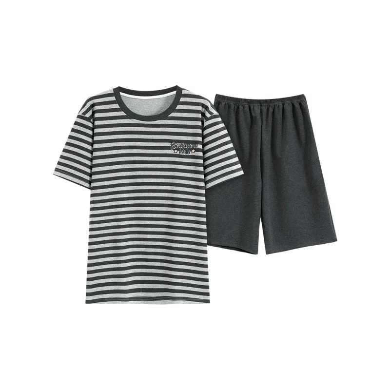 FENTENGCARE Pajama Set Men's Heather Gray-0