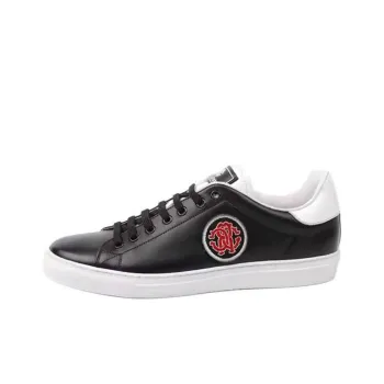 Roberto Cavalli RC Low-Top Skateboard Shoes Men's Black