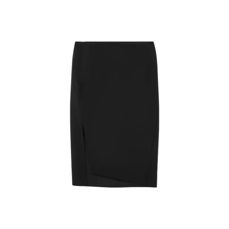 VERSACE Asymmetric Designed Pencil Skirt-1
