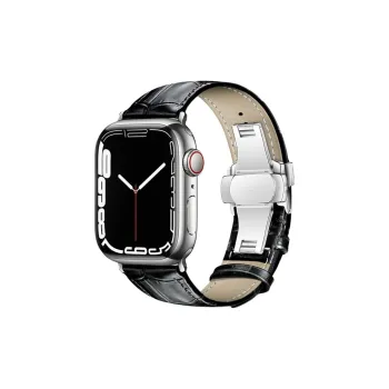FZRT Apple Compatibility Watch Band Cowhide Leather Material