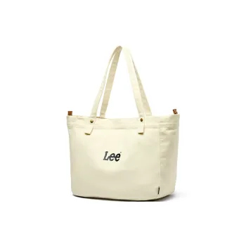 Lee Canvas Shoulder Bag Regular Unisex Ecru