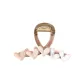 Pink Heart Claw Clip