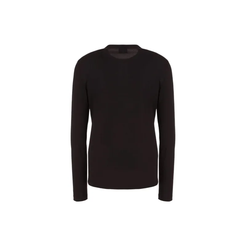 EMPORIO ARMANI Long Sleeved Crewneck T Shirt-1
