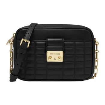 MICHAEL KORS Sheepskin Shoulder Bag, Crossbody Bag Medium Size Women's Black