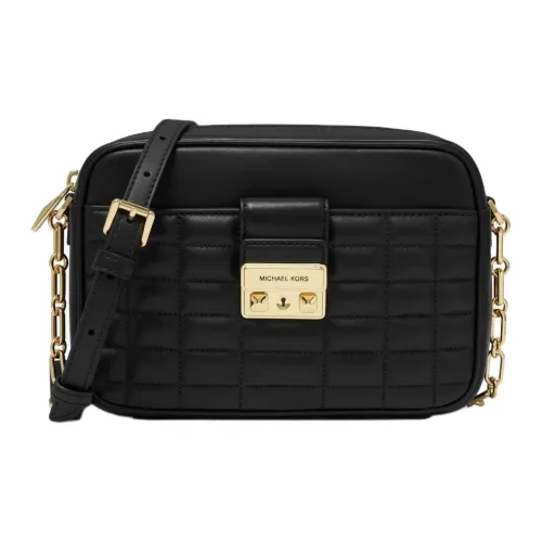 MICHAEL KORS Sheepskin Shoulder Bag, Crossbody Bag Medium Size Women's Black