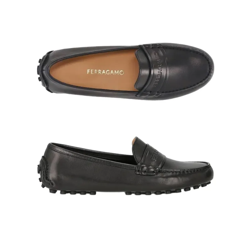 FERRAGAMO Beanie Shoes Women's Black-2