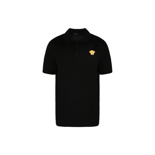 VERSACE Polo Shirts Men Black