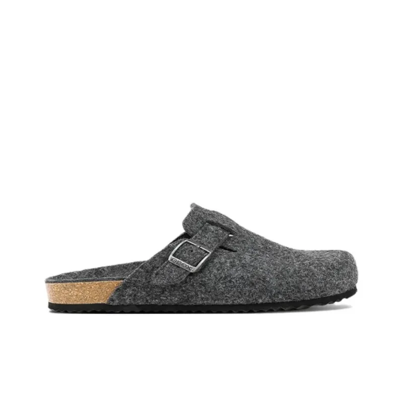 GEOX Slip Resistant Abrasion Resistant Closed Toe Slippers Men's Gray-1