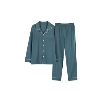 MADALLO Pajama Set Men's Peacock Blue