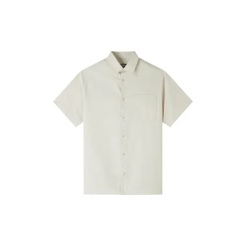 A.P.C Shirts Men Chalk Pink