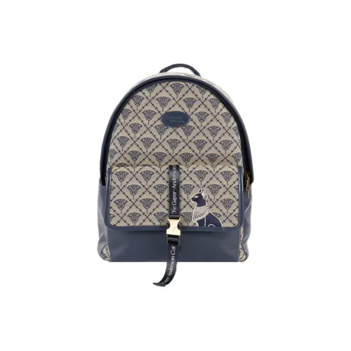 The British Museum Backpacks Lotus Pattern In Blue