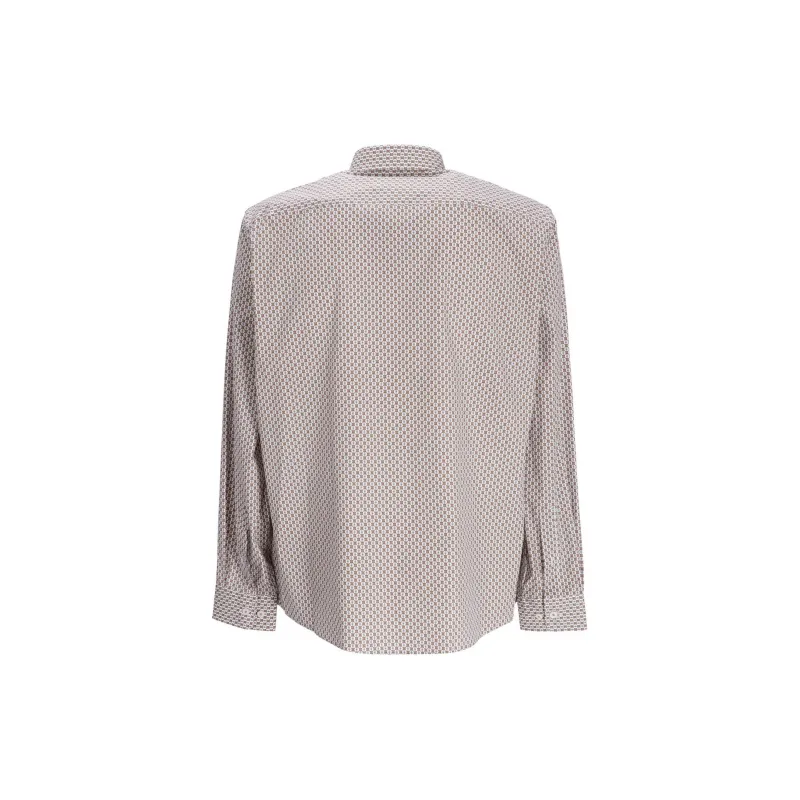 HUGO BOSS Micro print Long sleeve Shirt-1