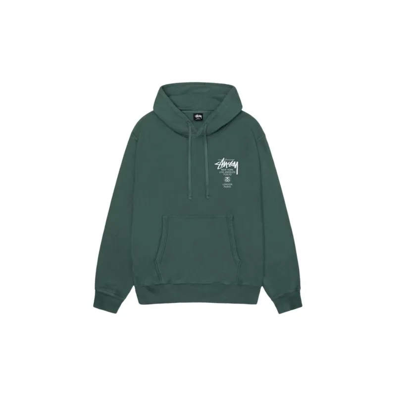 Stussy World Tour Pigment Dyed Hoodie-9