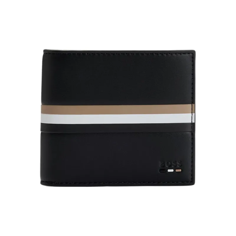 HUGO BOSS Faux Leather, Artificial Leather Wallet Men's Black-0