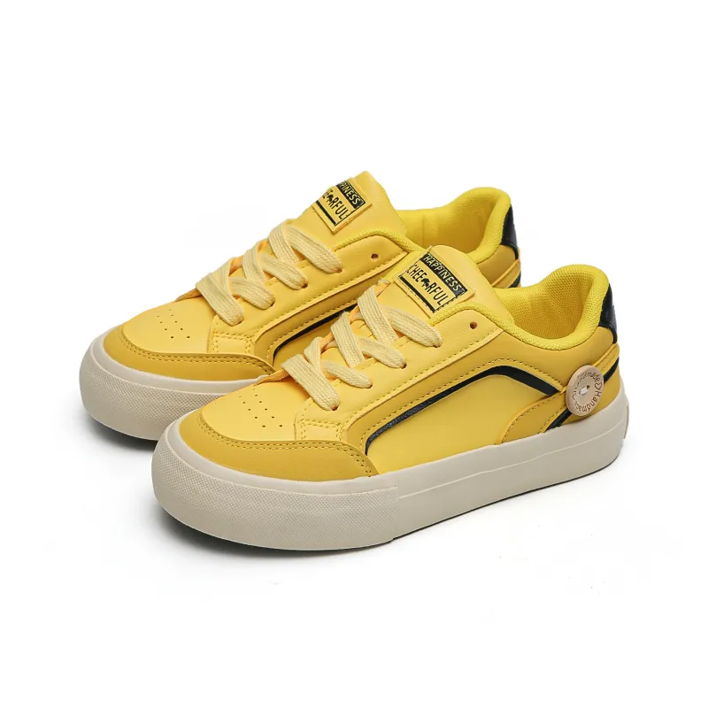 TUOPIN Low Top Skateboard Shoes Women's Yellow-2