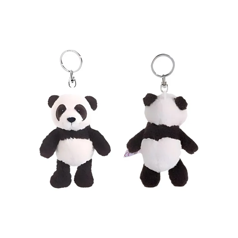 NICI Lion King+Panda, Plush Doll Pendant Combo, Brown/Black Dolls Plush Pendant 10cm Height-4