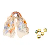 Yellow Gift Box Set (Random Silk Scarf Buckle)