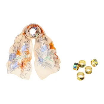 MARJAKURKI Silk Scarves Women's