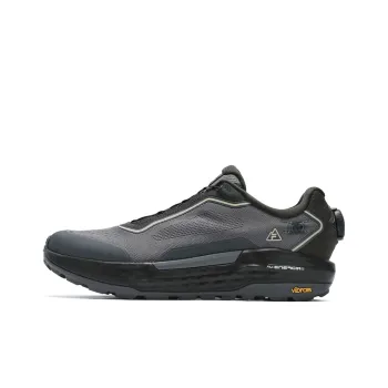 FILA BOA EXPLORER 2 Slip Resistant Breathable Low Top Outdoor Shoes Men's Black Gray Color