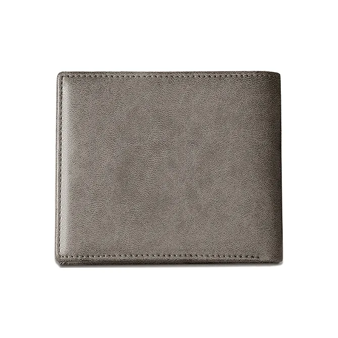 Simvay Clos Synthetic Leather Wallet Card Holder Clutch Document Wallet Ticket Clip Men's Gray-4