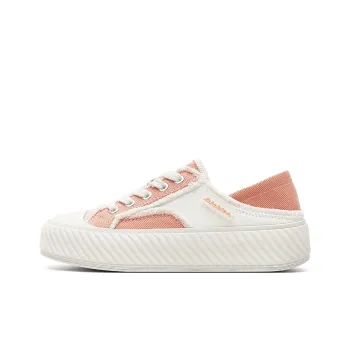 Dickies Comfortable And Versatile Low Top Skateboard Shoes Women's Beige Pink