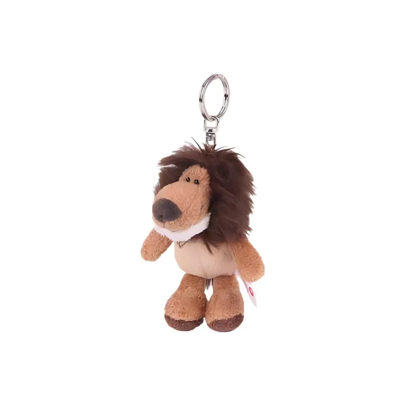 NICI Lion King+Panda, Plush Doll Pendant Combo, Brown/Black Dolls Plush Pendant 10cm Height-1