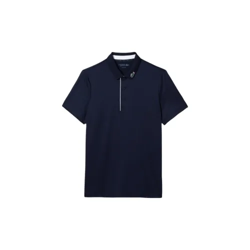 LACOSTE Polo Shirts Men Navy