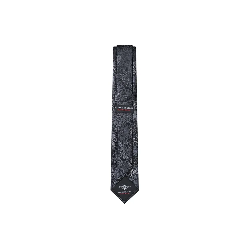 GIEVES CHARLES Mulberry Silk Ties Men's-3