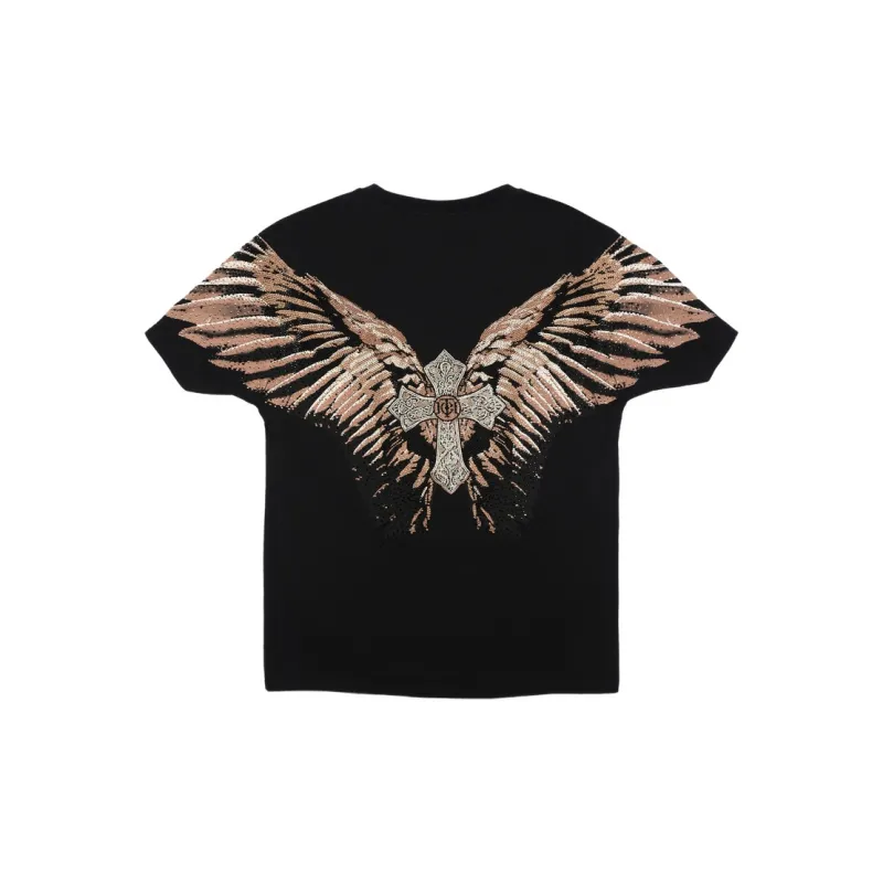 TCH T Shirt Unisex Black Base Gold Logo-1