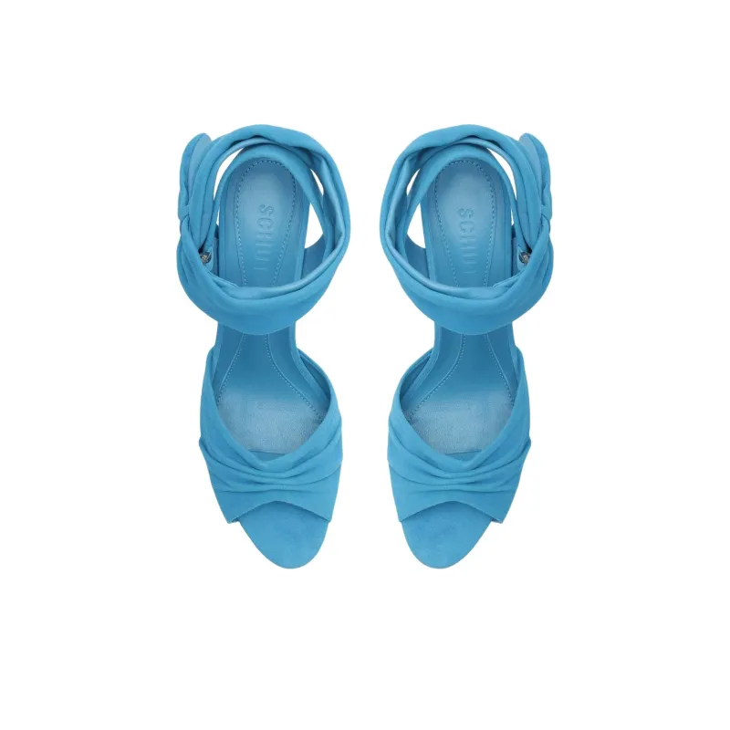 Schutz Adlyn Strap Sandals 10.5cm Women's Blue-4