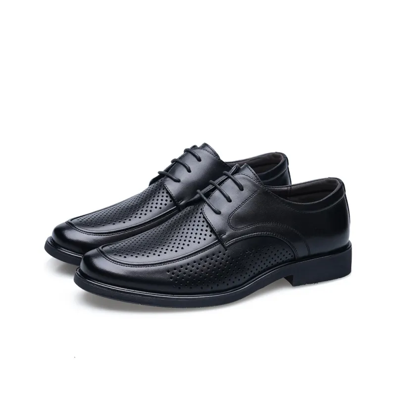 Poitulas Dress Shoes Men's Black-4