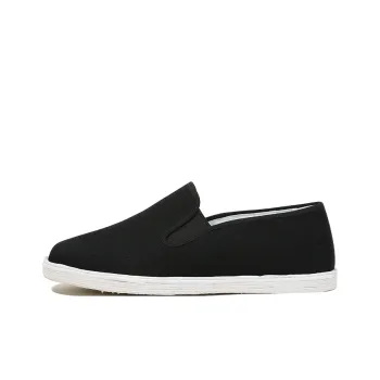 Old Meihua Casual Fabric Shoes Men's Black