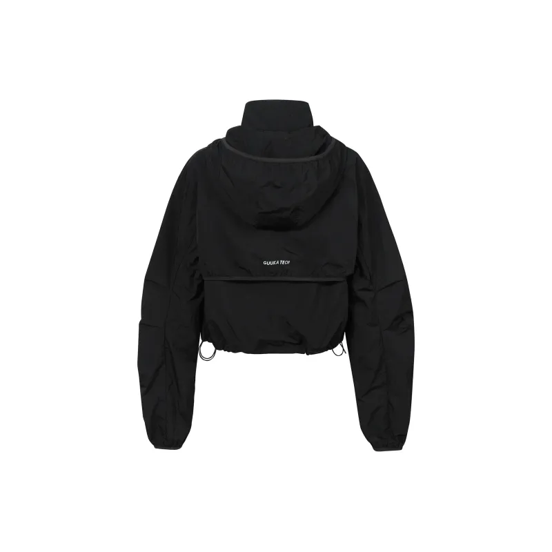 GUUKA TECH Jackets Coats Unisex Black-1